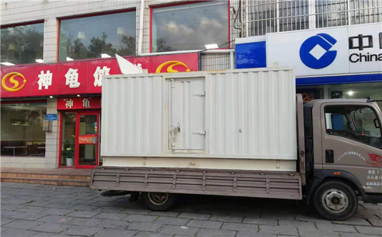 张沟镇出租发电机施工案例